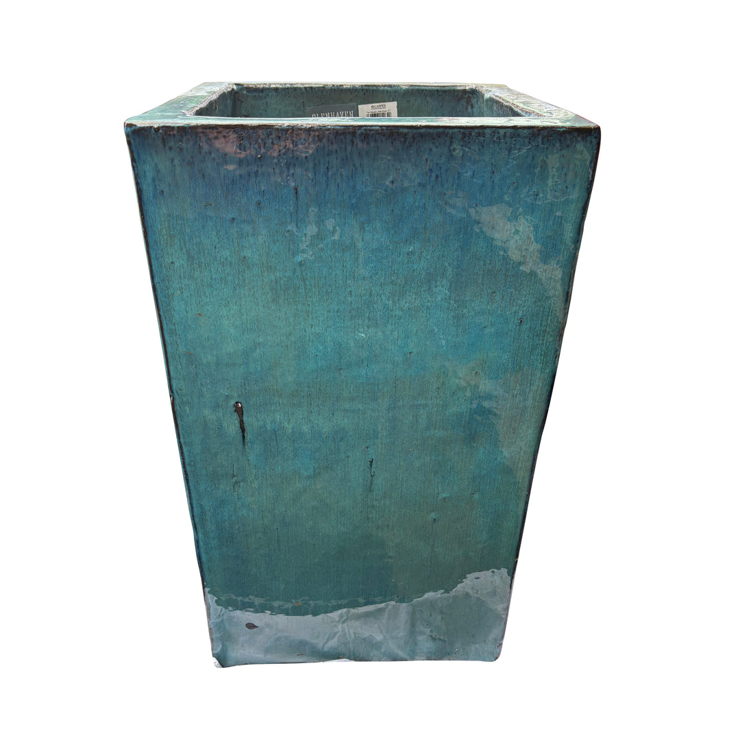 Straight Square Pot Jade Green