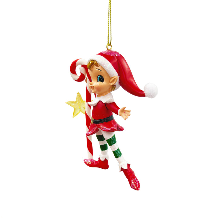 Vintage Elf Ornament
