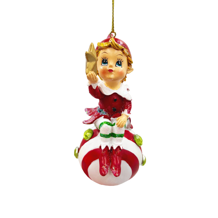 Vintage Elf Ornament