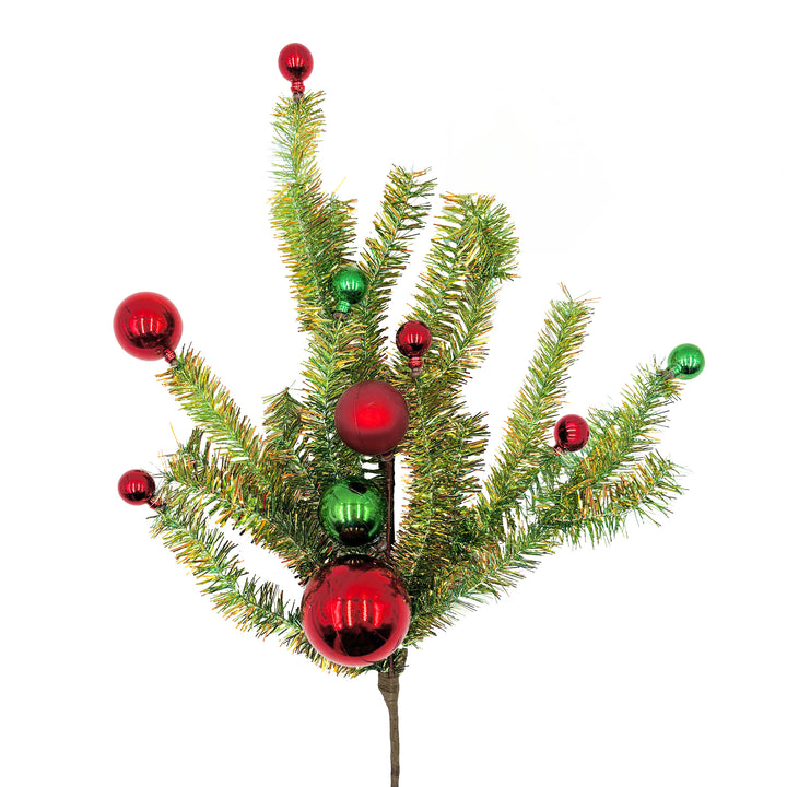 Pine and Red/Green Ornament Collection Pick