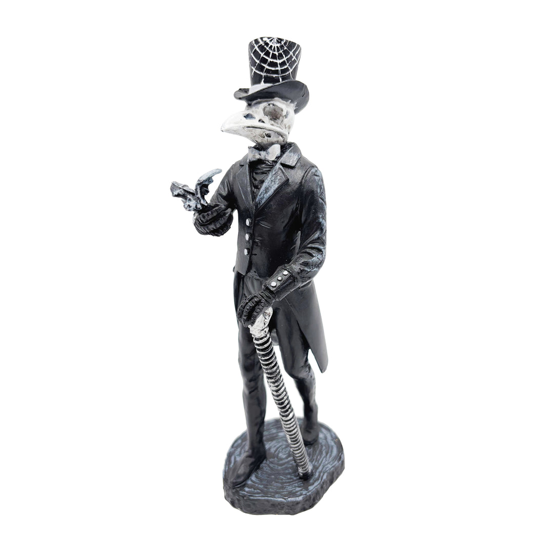 Skeleton Crow Figurine Man