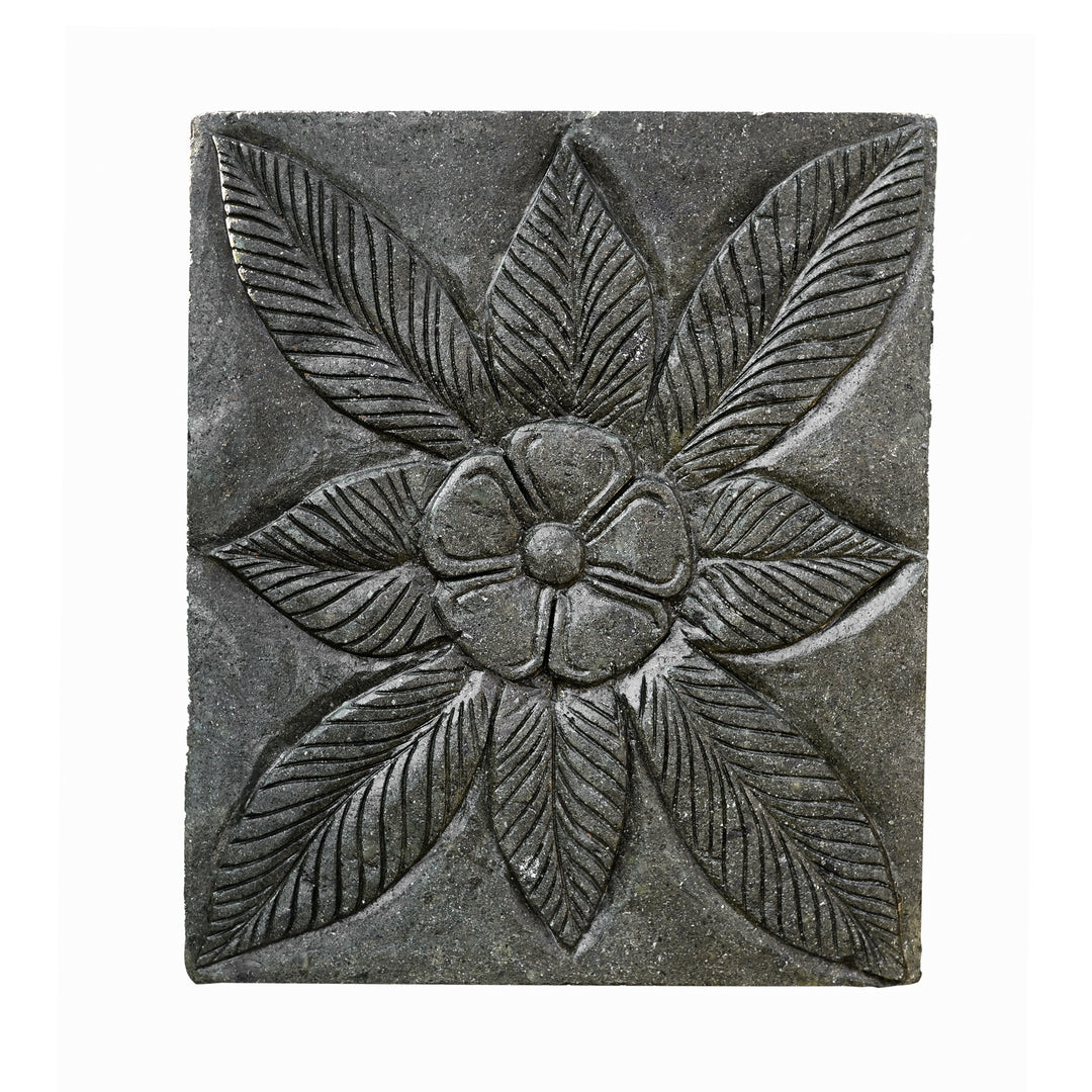 Carved Greenstone Stepping Stone