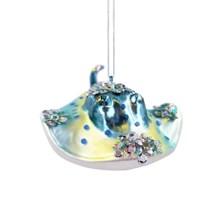 Glass Stingray Ornament