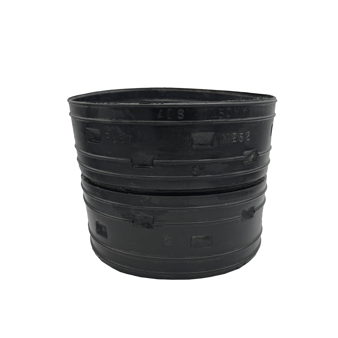 Black Corrugated Pipe 6" Corrugated Coupler Fitting