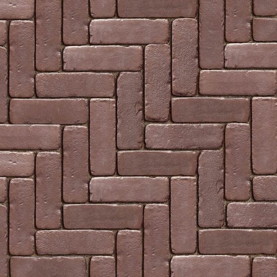 Unilock Copthorne Concrete Paver Burgundy Red
