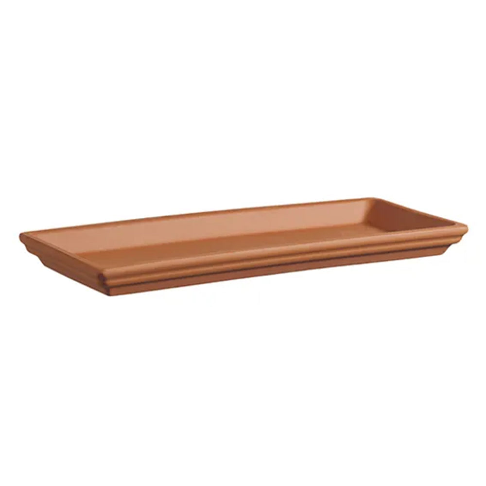 Terra Cotta Rectangle Saucer