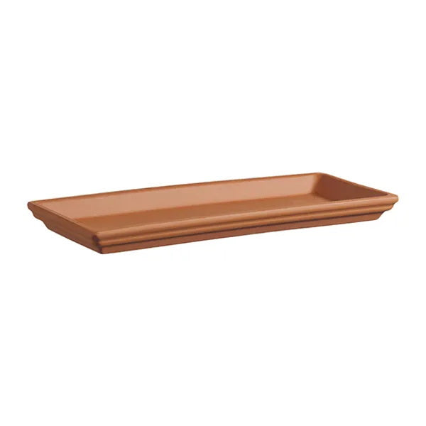Terra Cotta Rectangle Saucer