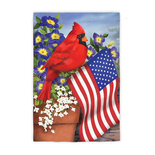 Cardinal Glory Garden Flag