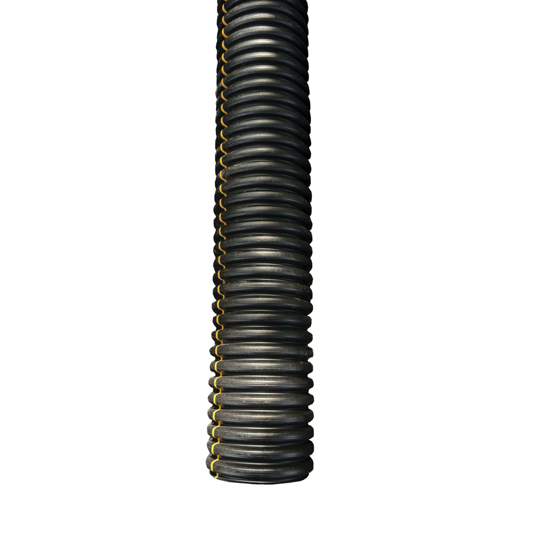 Black Corrugated Pipe 4" Solid