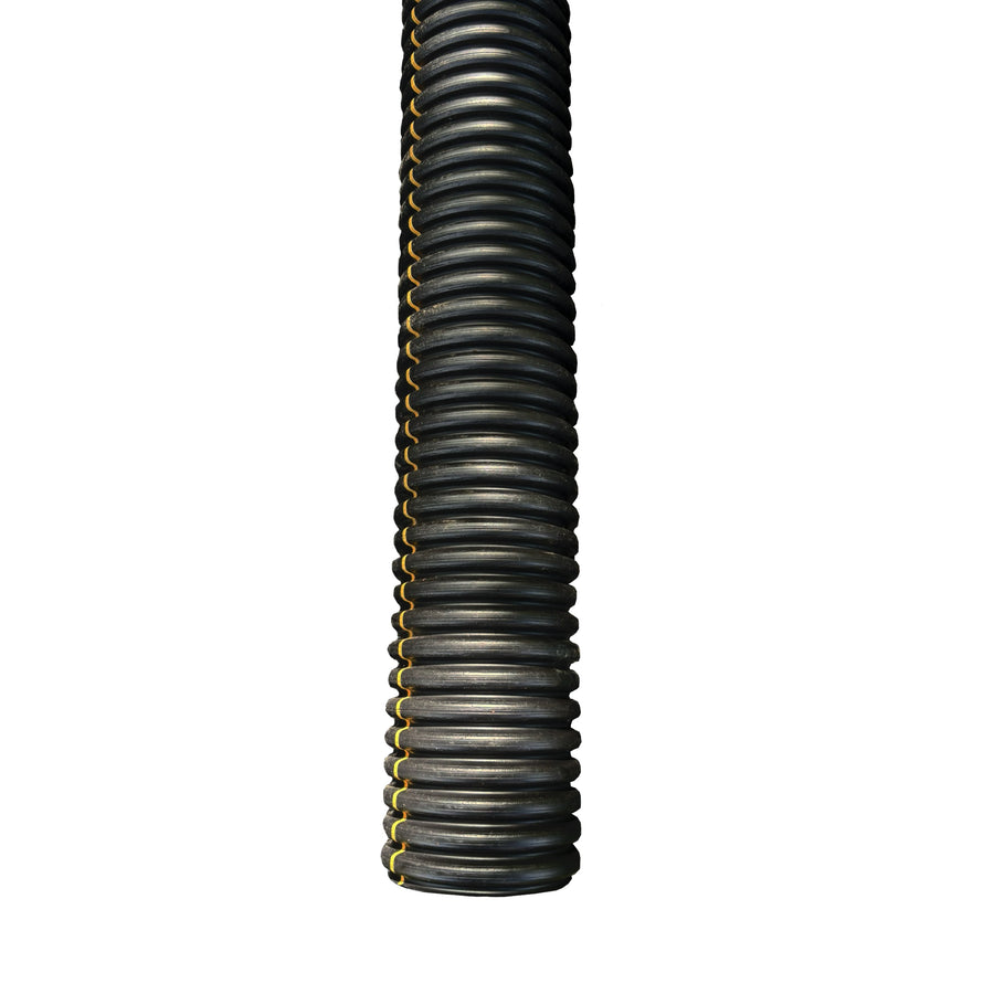 Black Corrugated Pipe 4" Solid