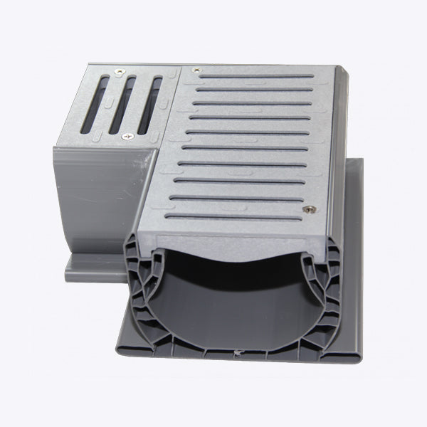 NDS Spee-D Channel Fabricated 90-degree Corner and Grate