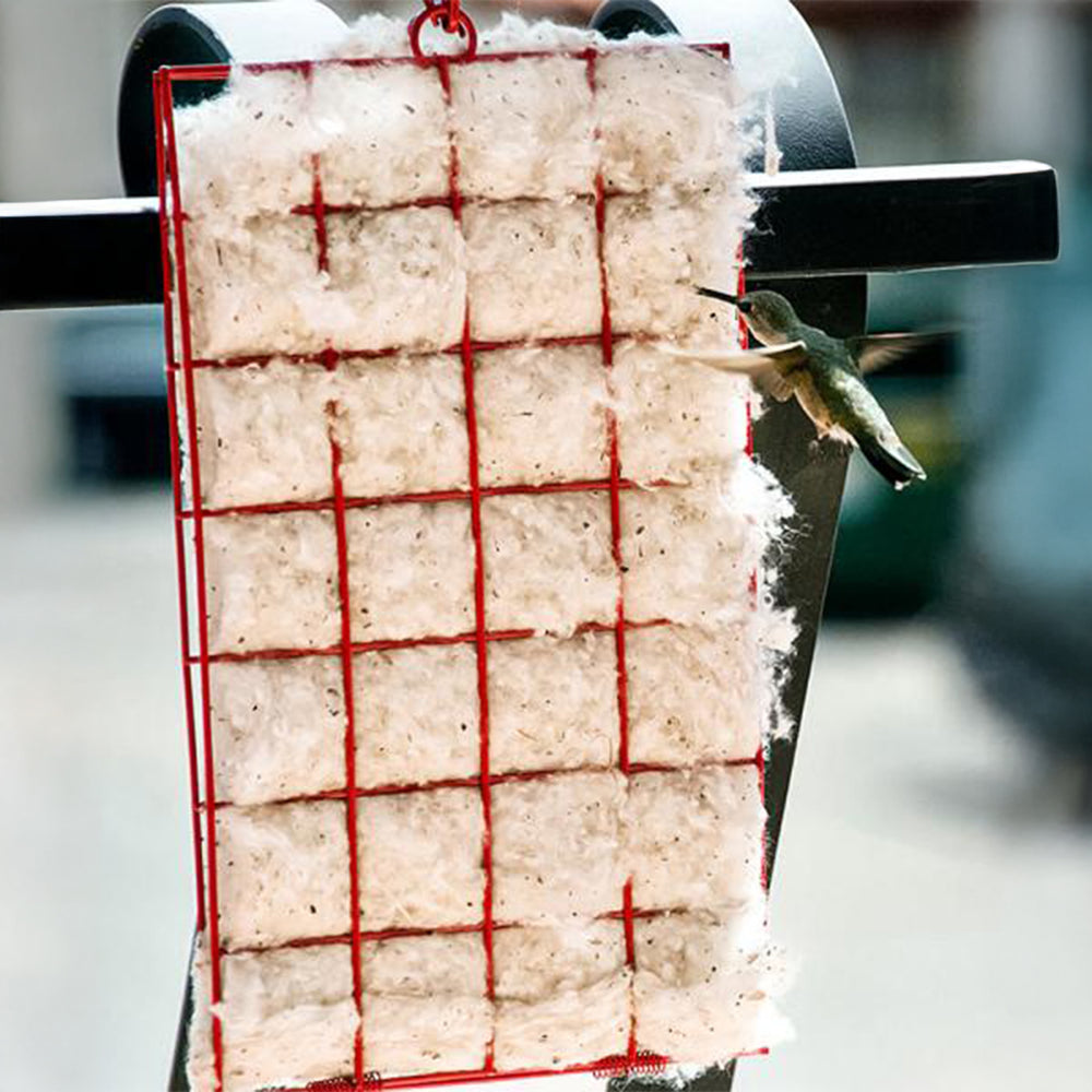 Hummingbird Helper Cage with Nesting Material