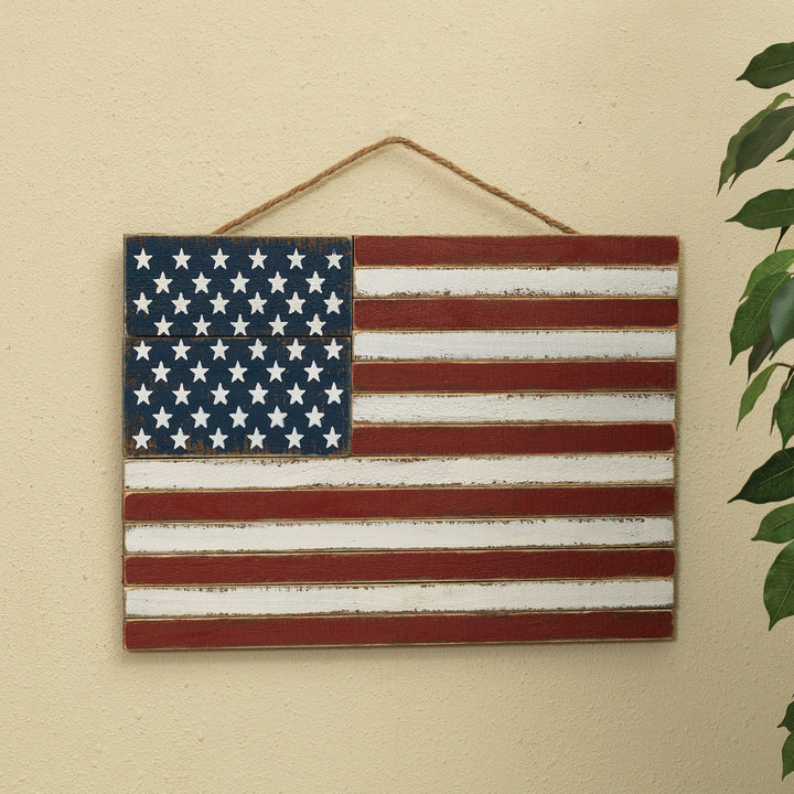 American Flag Wall Art Wood