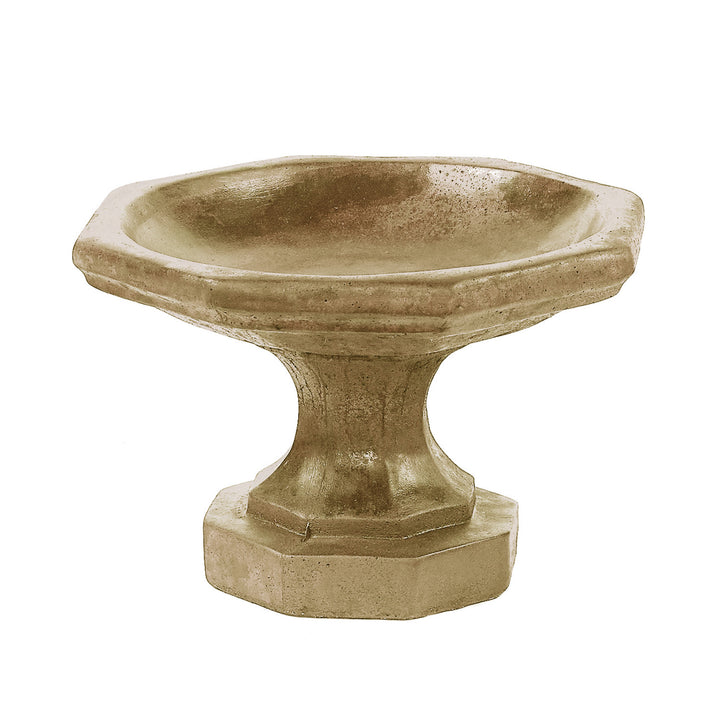 Mini Octoganal Birdbath Buff