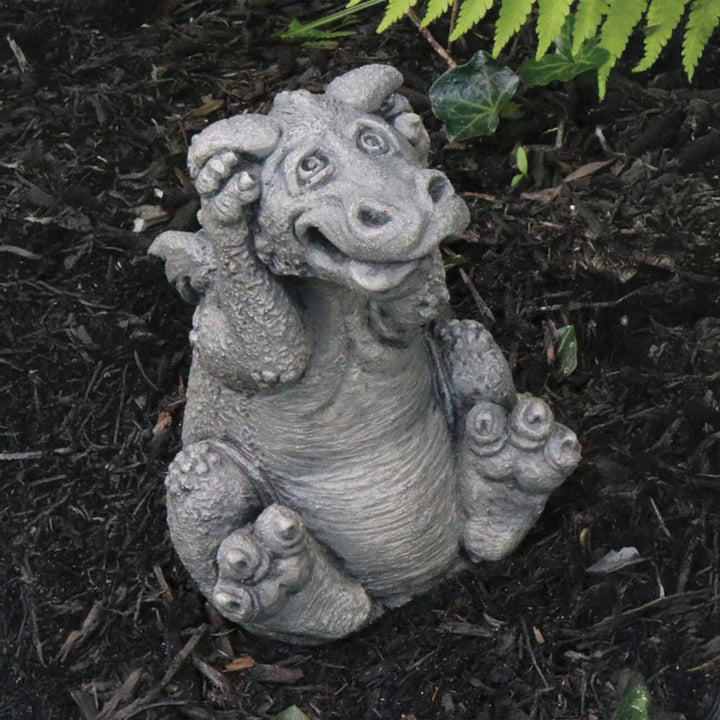 Lil Dragon - Too Much Noise Statue Classic Patina