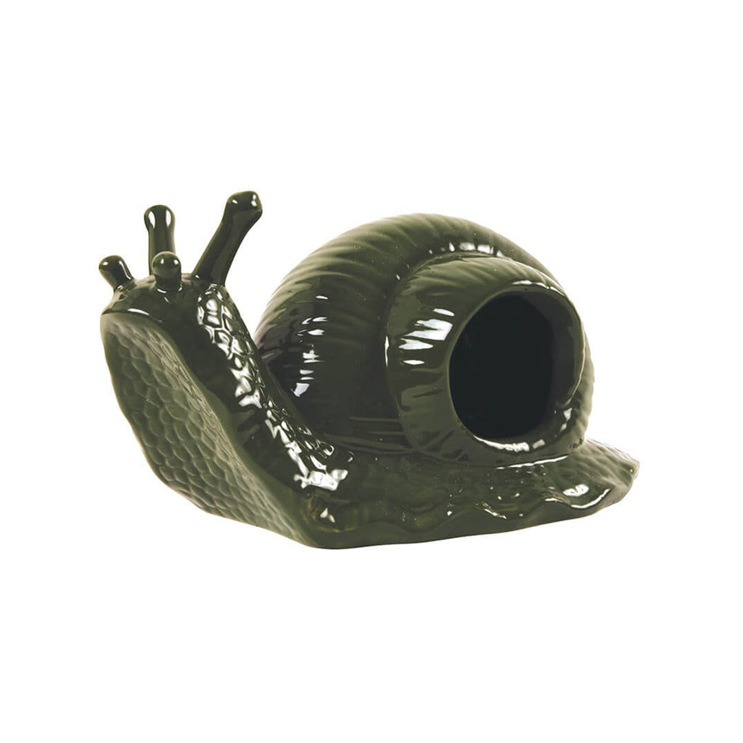 Snail-Shaped Ceramic Slug Trap