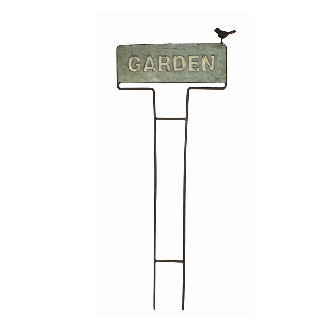 Metal Garden Stake with Bird