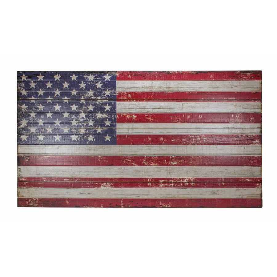 Wood USA Flag