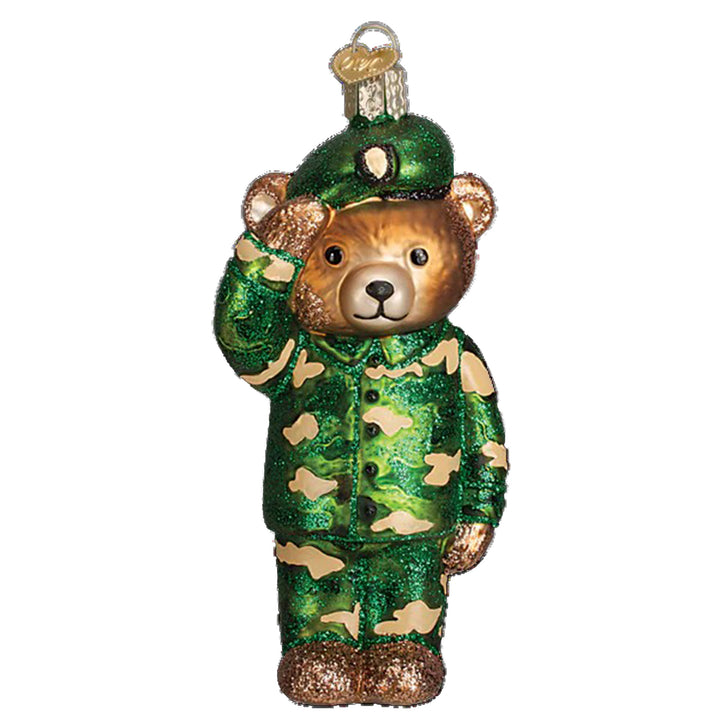 Army Bear Ornament