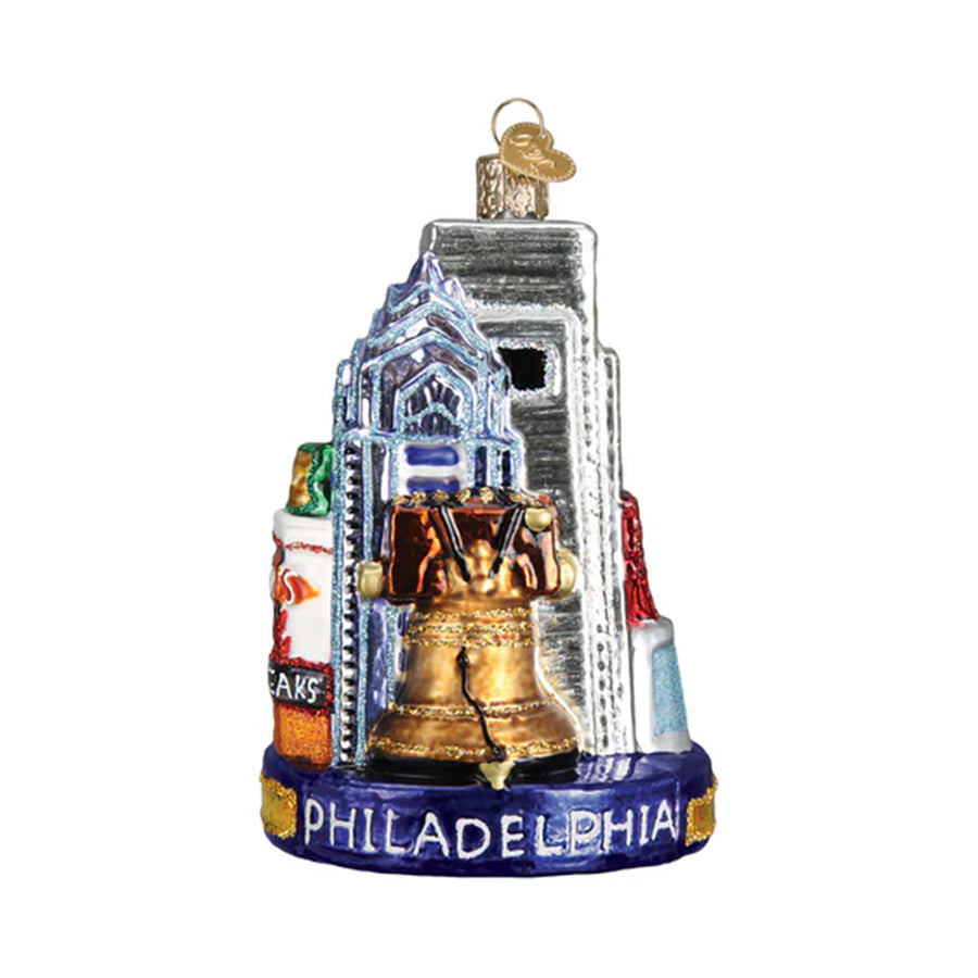 Glass Philadelphia Ornament