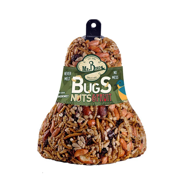 Mr. Bird Birdseed Bell Bugs Nuts & Fruit