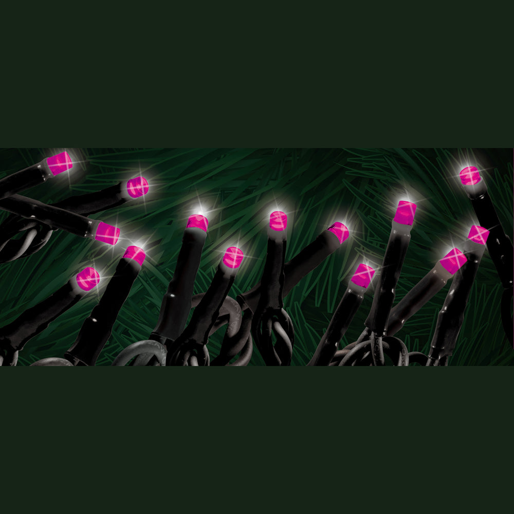 Spooky Twinkling "Starry-Pro Lights" 100L LED String Set Purple