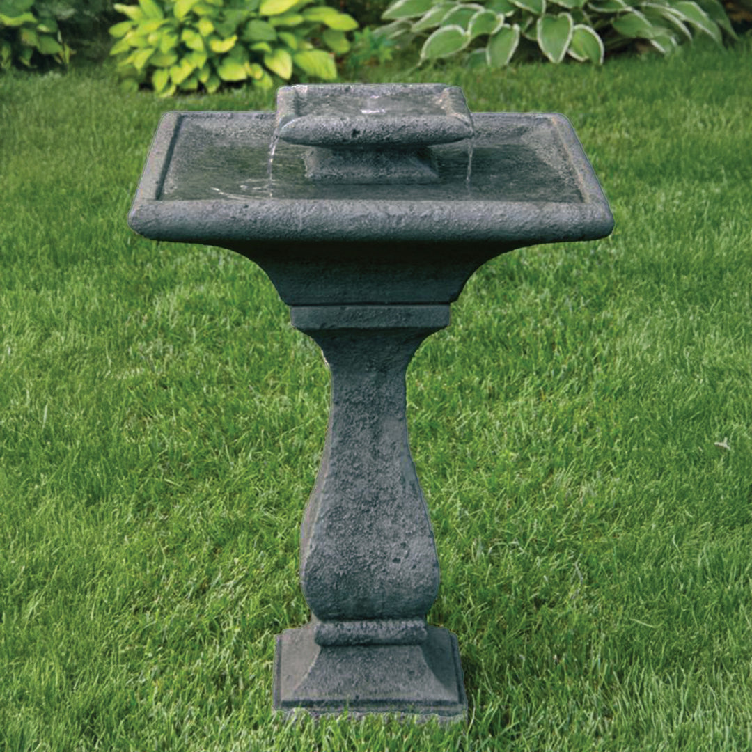 Chelsea Glow Square Fountain Meadow Bronze