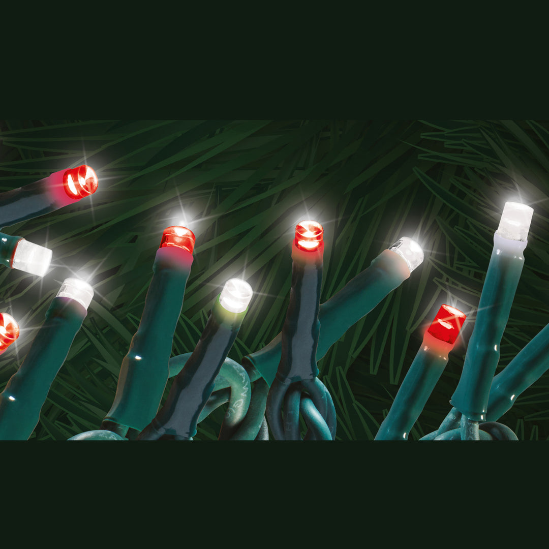Low Voltage "Starry-Pro Lights" LED String Set Red and White 8