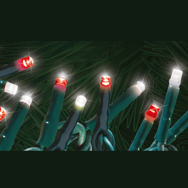 Low Voltage "Starry-Pro Lights" LED String Set Red and White 8