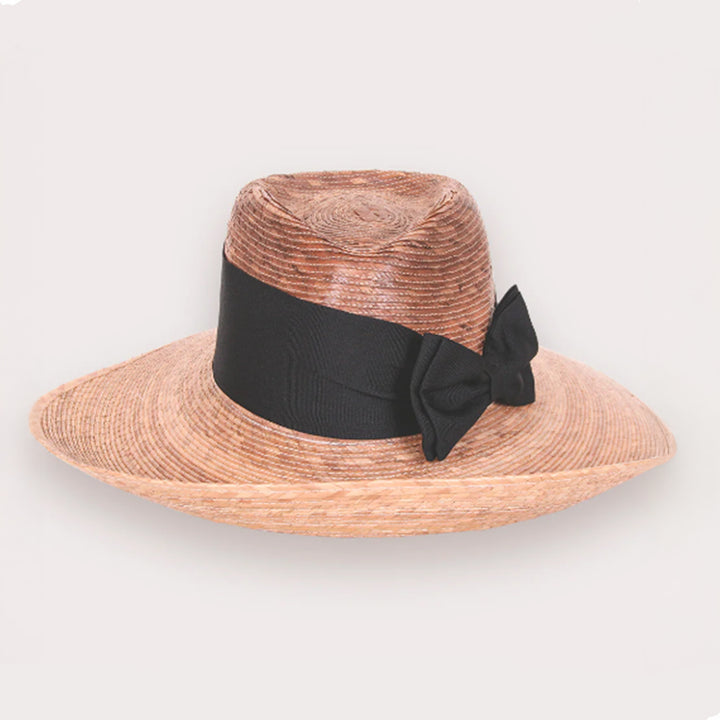 Pilar Hat with Black Bow