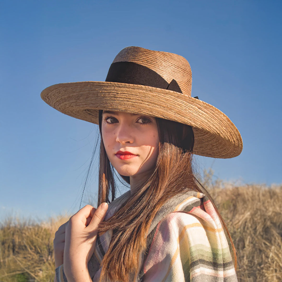Pilar Hat with Black Bow