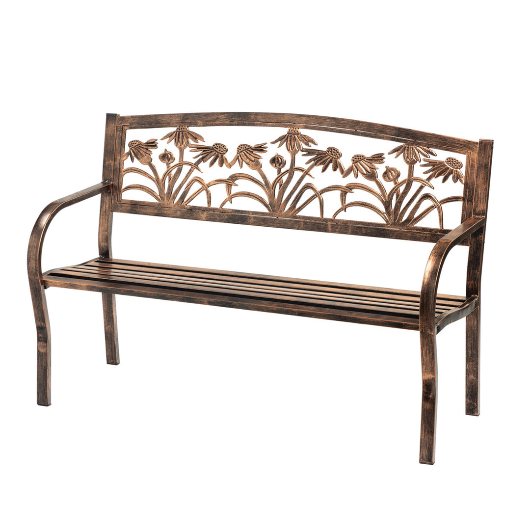 Bronze Coneflower Garden Bench