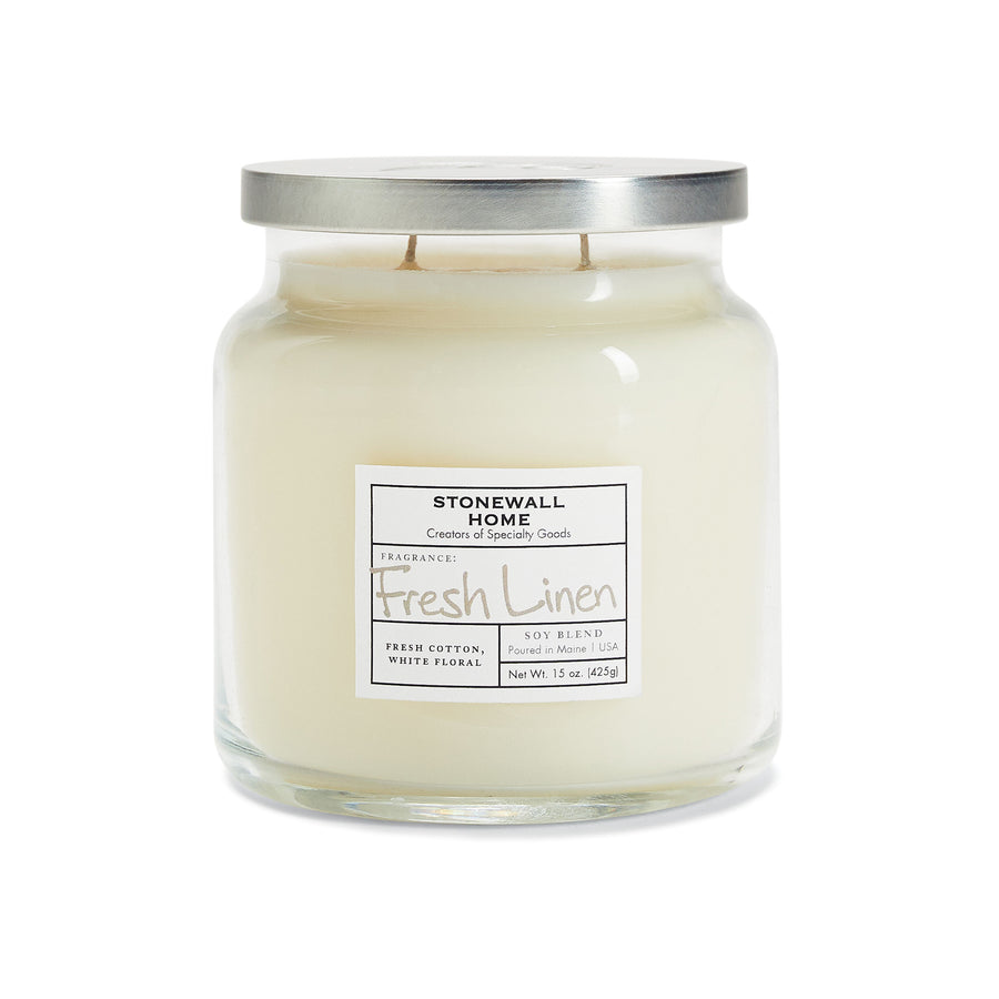 Stonewall Home Fresh Linen Candle
