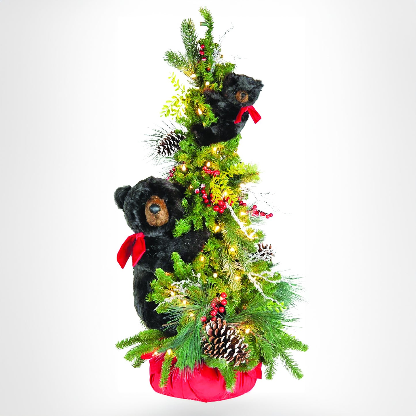 Tree with Two Bears Black Bear