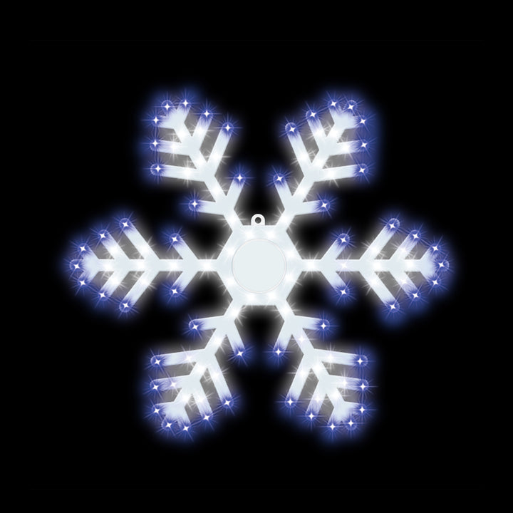 Hi-Vibrant 16-Inch Snowflake LED Light Display