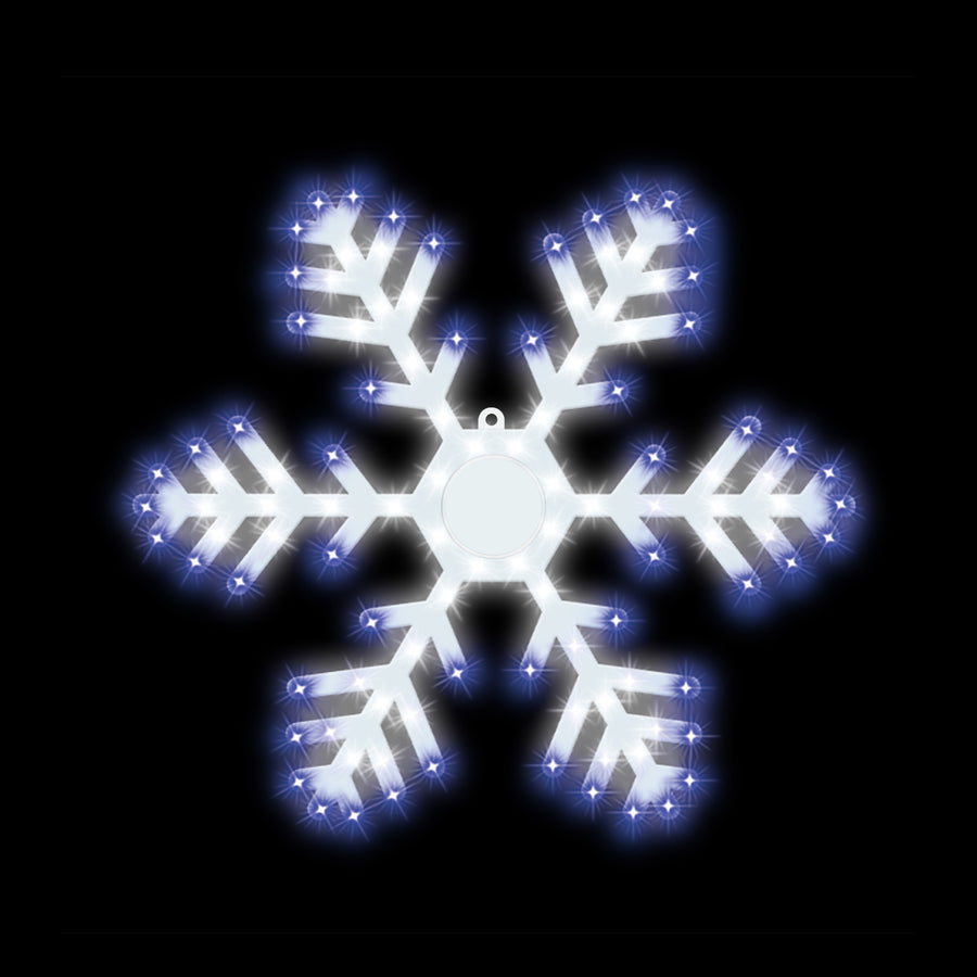 Hi-Vibrant 16-Inch Snowflake LED Light Display