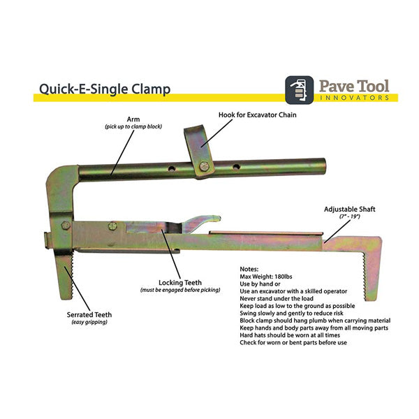 Pave Tool Quick-E-BL 180