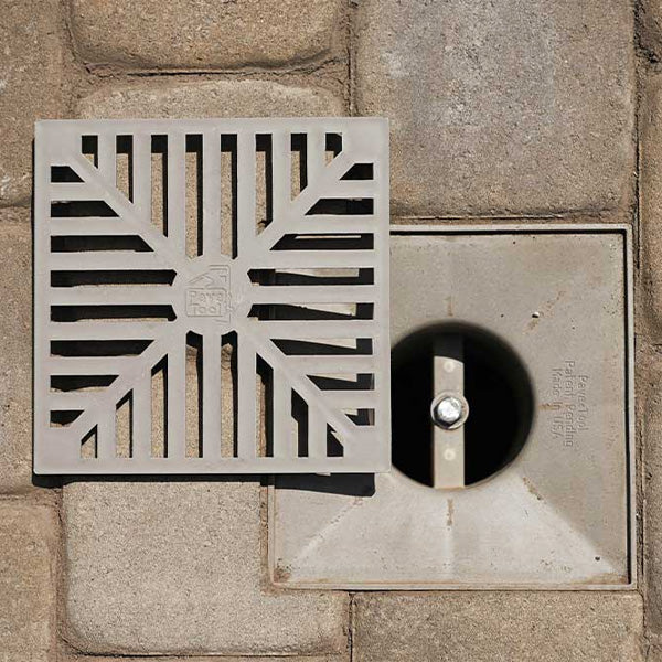 Pave Tool Quick-E-Adjustable Patio Drain Plastic