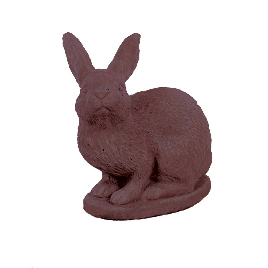 Rabbit Looking Left Statue Espresso