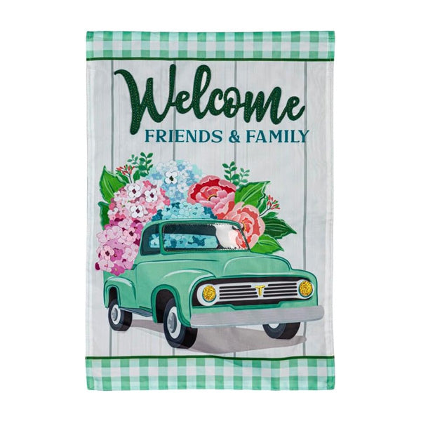 Spring Flower Delivery Garden Flag