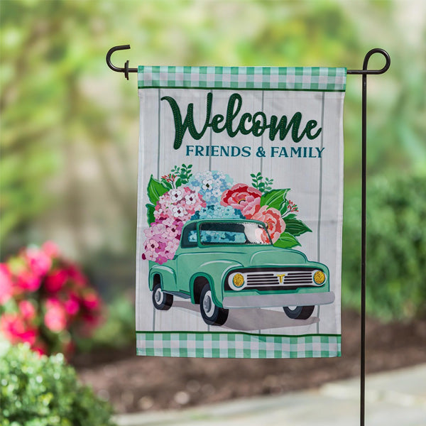Spring Flower Delivery Garden Flag