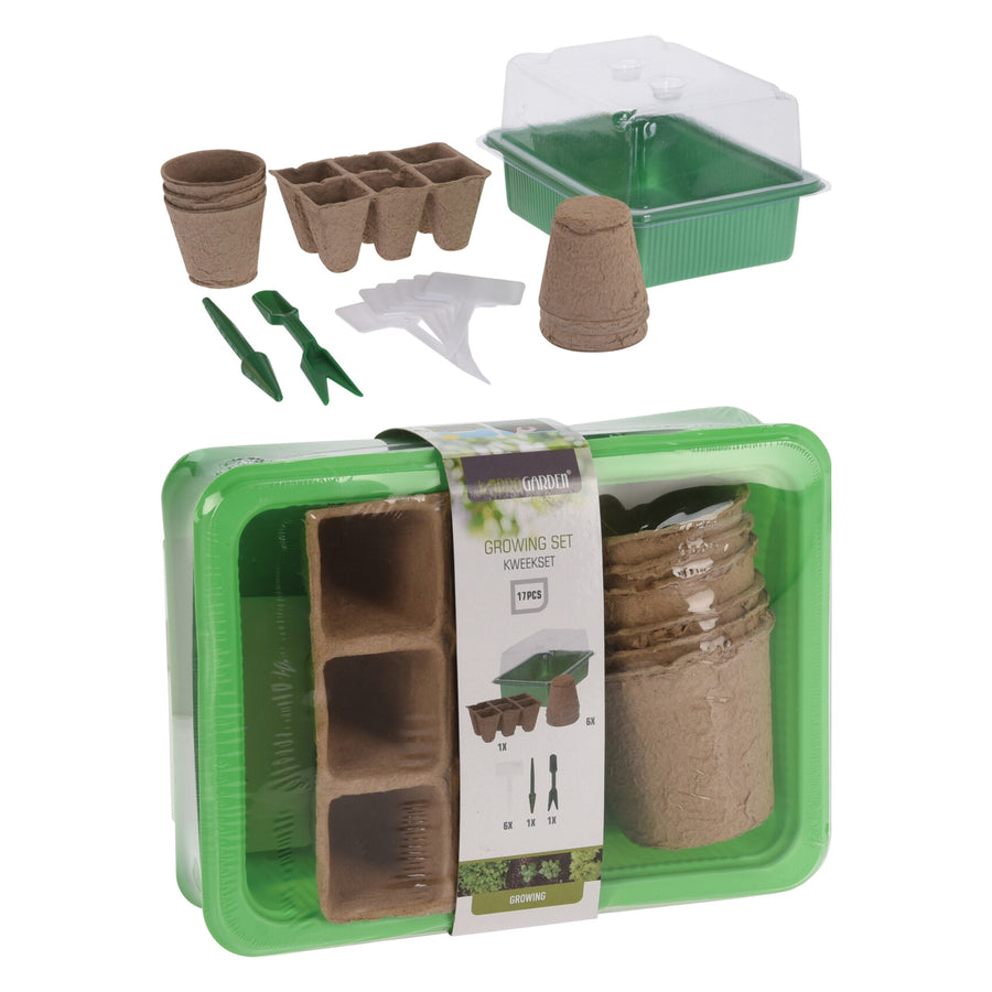 Seed Starting Kit 17-PC Set