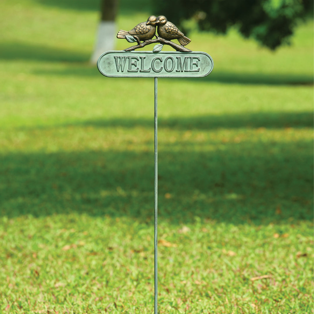 Lovebirds Welcome Sign