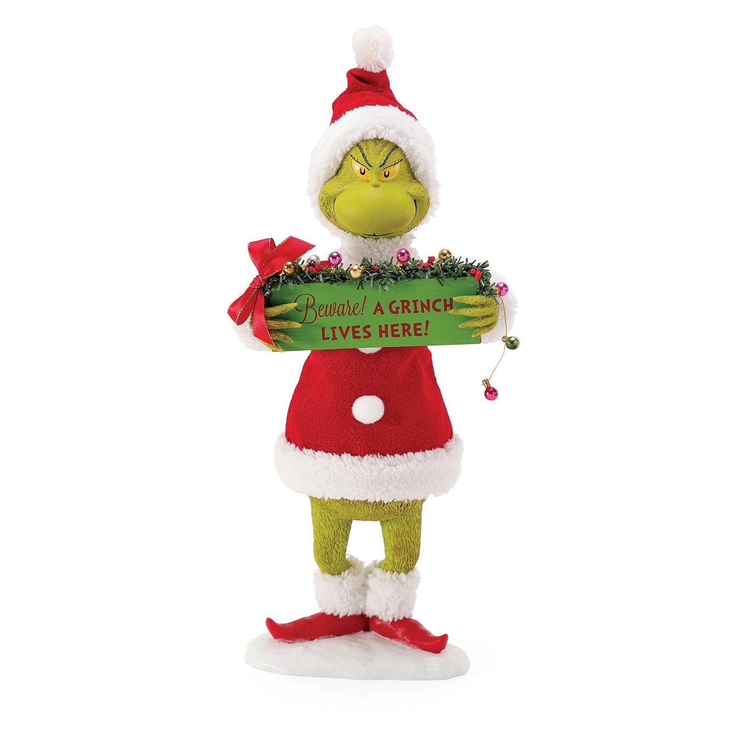 Beware! Grinch Figurine