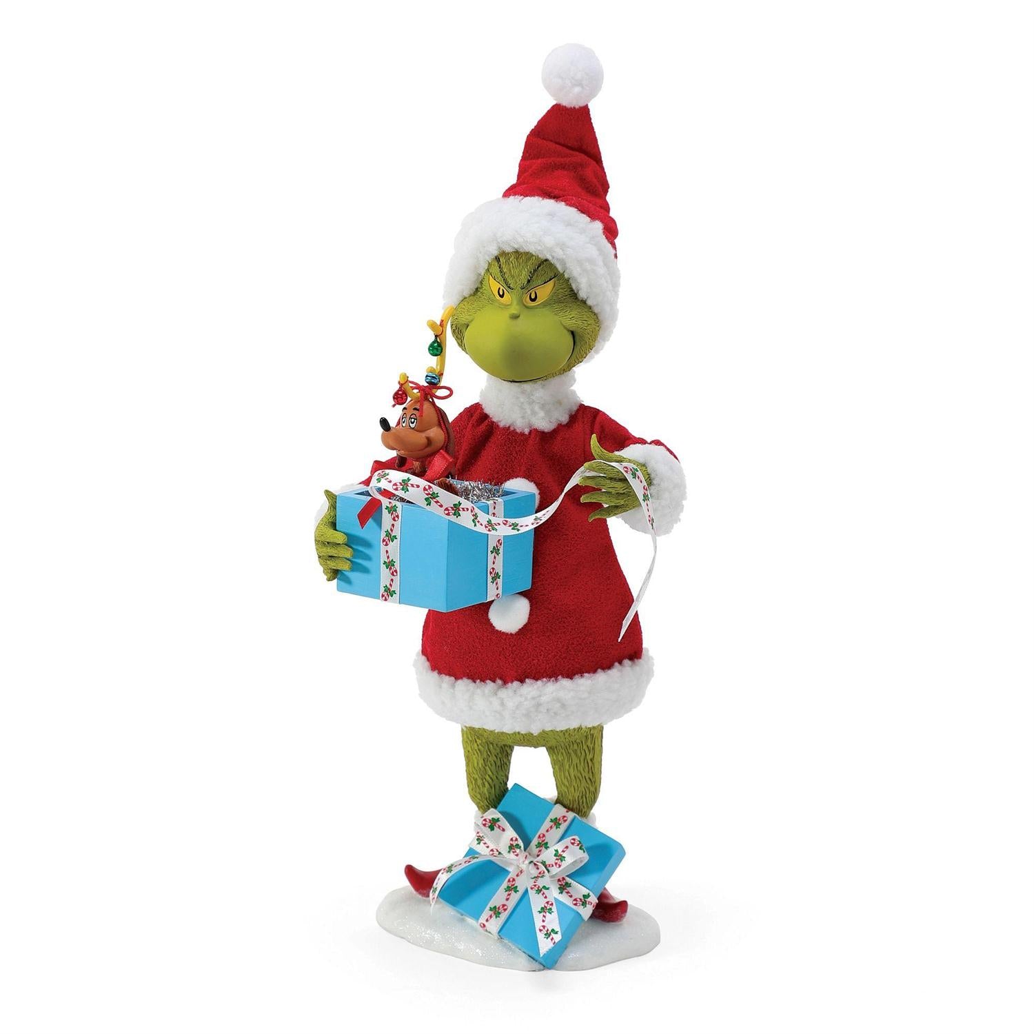 Grinch and Max Figurine 12"