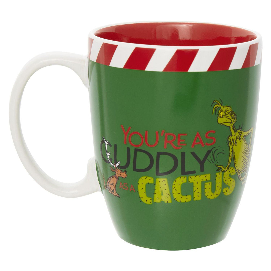Cuddly As A Cactus Grinch Mug
