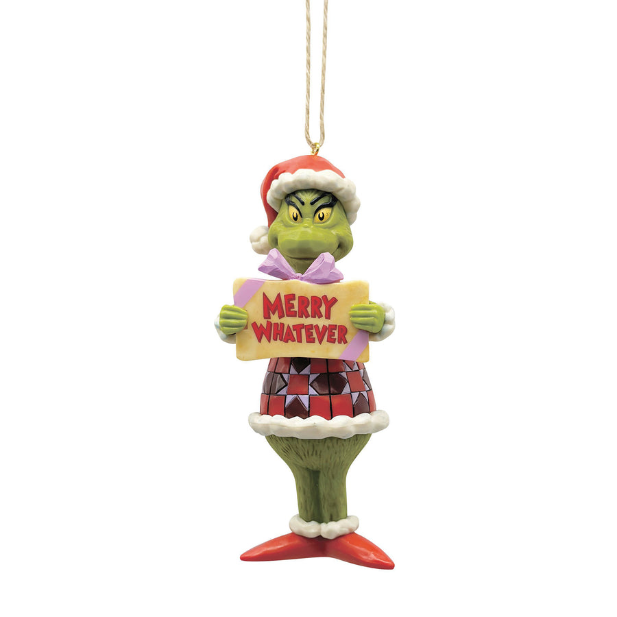 Merry Whatever Grinch Ornament