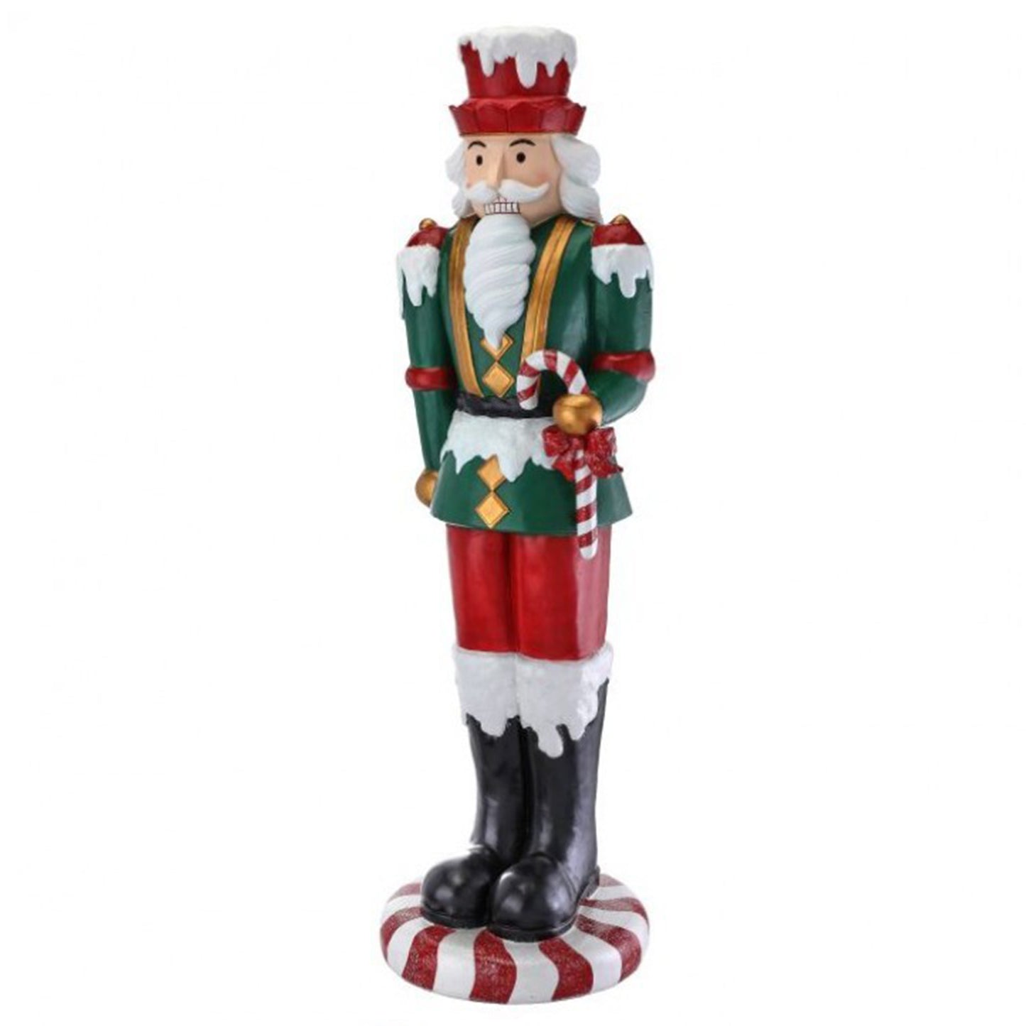 Peppermint Nutcracker Statue