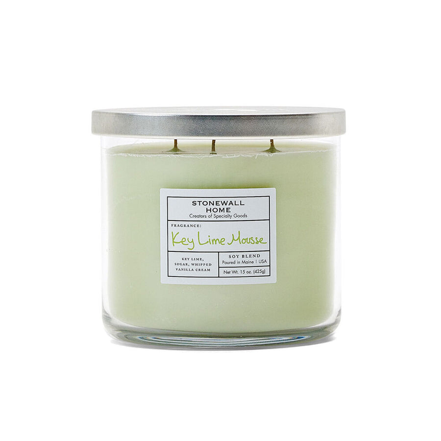 Stonewall Home Key Lime Mousse Candle Bowl