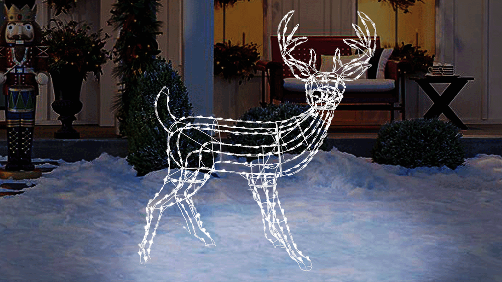 Woodland Buck LED Light Display